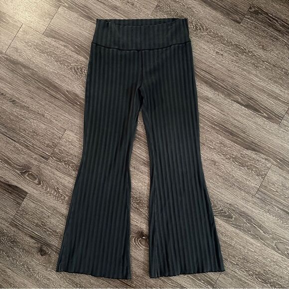 Aerie Large Ribbed Flare Pants - Picture 1 of 6